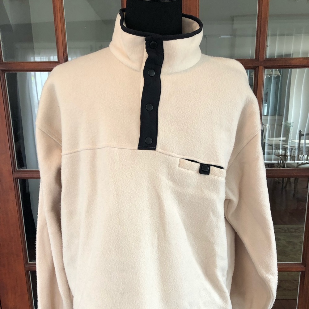 White Sierra Fleece Sweatshirt